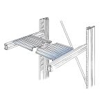 POLITE METALICE PENTRU SISTEMUL UNIRACK SI SUPER 123 RAFTURI DEPOZITARE USOARA - imagine 2