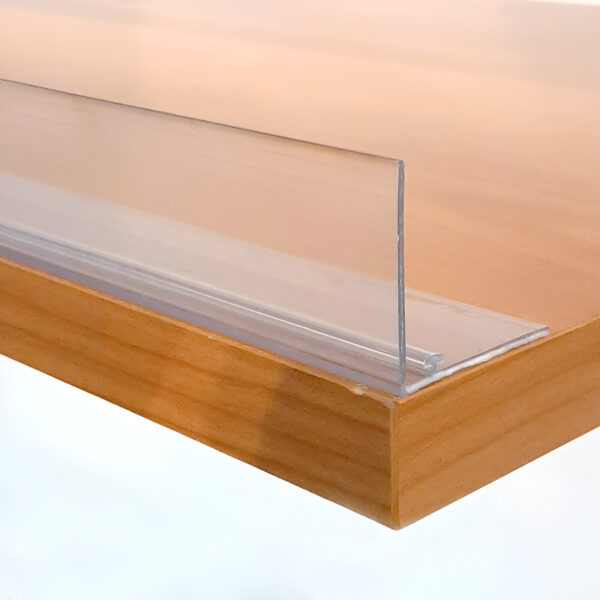 PROFIL ADEZIV 100X4 CM TRANSPARENT CU SINA PT. SEPARATOR RAFT SI MARGINE OPRITOR