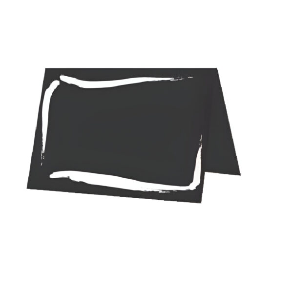 ETICHETE NEGRE 5X7 CM PT.SCRIERE CU CRETA, SET 10 BUCATI