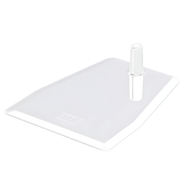 BAZA PLASTIC DELI, ALB 10X8 CM, PENTRU VITRINA DELICATESE
