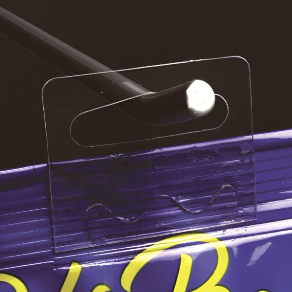 SUPORT AUTOCOLANT 40X33 MM PENTRU EXPUNERE PRODUSE IN BLISTERE PE CARLIG