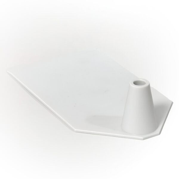 BAZA PLASTIC 12X22 CM GRI PT. SUSTINERE TUB TELESCOPIC SI RAMA PLASTIC