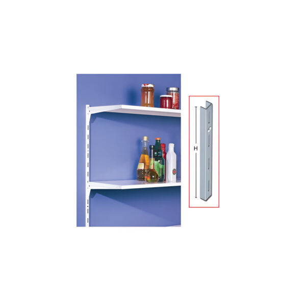 VERGEA DE PERETE SIMPLA PT. SUSTINERE POLITE, 1 RG 1500 MM ALB ELEMENT SYSTEM