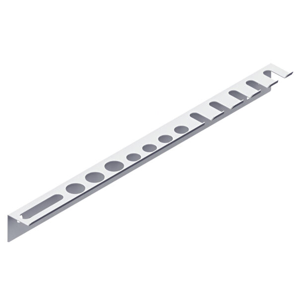 SUPORT METAL GRILA SIMPLA L 360 ALB PT. SURUBELNITE, MONTAJ PE PLACA MULTIGAURA