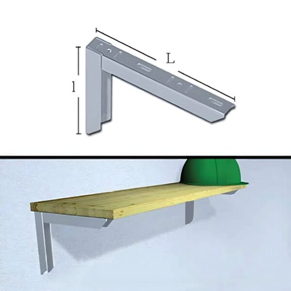 SUPORT PLIANT KLAPP PENTRU PERETE L280 MM ALB ELEMENT SYSTEM