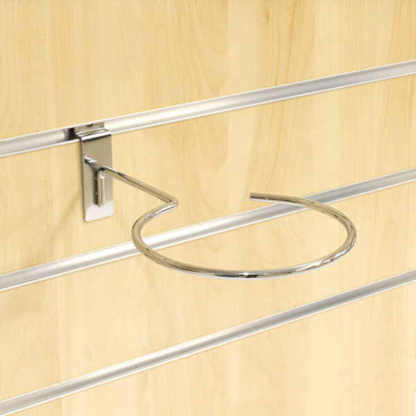 SUPORT METALIC PT. MINGE F 140 L 265 MM CROM MONTAJ IN PANOU SLAT