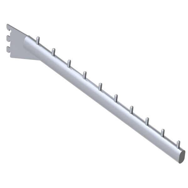 BRAT - SUPORT 28 CM PENTRU UMERASE 10 POZITII CROM , MONTAJ IN COLOANA QUEEN