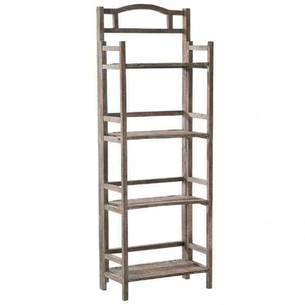 STAND 52X34X146 CM CU 4 NIVELURI LEMN CULOARE NATUR INVECHIT, DISPLAY PT. PROMO