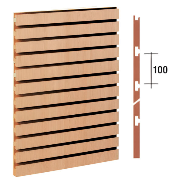 PANOU SLAT - SLATWALL FAG 1200X900 MM PAS 10 CM FARA PROFIL DIN ALUMINIU