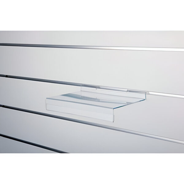 RAFT PT. PANOU SLAT 30X20 CM, PLEXIGLAS TRANSPARENT, CU SUPORT ETICHETA