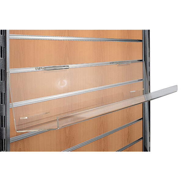 RAFT PT. PANOU SLAT, PLEXIGLAS TRANSPARENT 90X20X15 CM