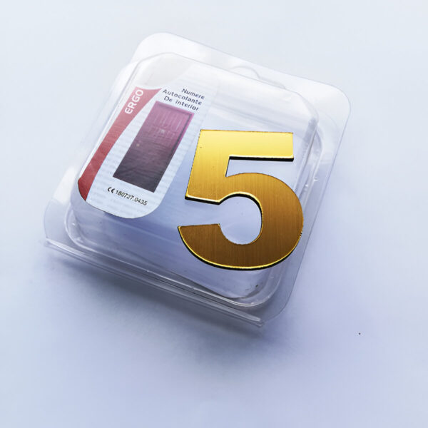 NUMAR AUTOCOLANT "5" PENTRU USA / SUPRAFETE NETEDE