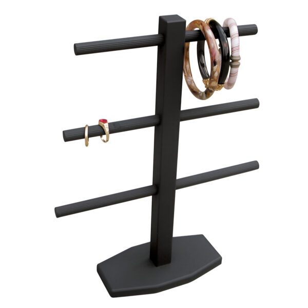 STAND 6 BRATE PENTRU PREZENTARE CEASURI / BRATARI, NEGRU