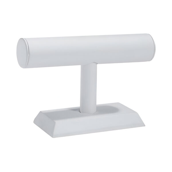 SUPORT PT.PREZENTARE BRATARI 20X13 CM PIELE ALB