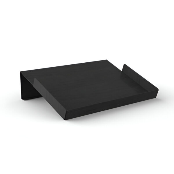 DISPLAY METALIC PENTRU EXPUNERE INCLINAT, 10 X 40 X 30 CM NEGRU MAT