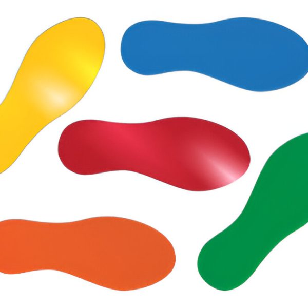 KIT BENZI ADEZIVE PT. PARDOSEALA FORMA DE TALPA 23 CM, GALBEN, 35 BUC