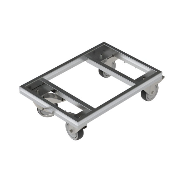BAZA METALICA CU ROTI PT. TRANSPORT / MANIPULARE LAZI CU MARFA SP09 65X39X17 CM