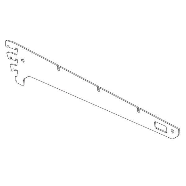 SUPORT PT. POLITA, MONTARE IN COLOANA PAS 25 MM, REGLABIL 0?/-15? 40 CM GRI 7016