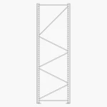 CADRU LATERAL 2500 X 800 MM PT.RAFTURI DEPOZITARE USOARA - imagine 3