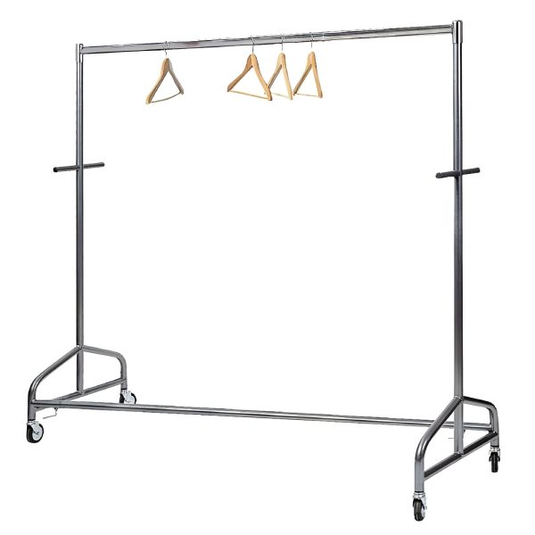 SUPORT PT. UMERASE HAINE DREPT, FIX 170X50X160 CM CROMAT, CU ROTI METALICE