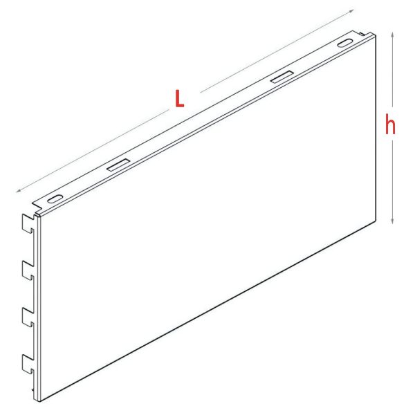 PANOU SPATE PLIN 700X400 MM GRI 7016 PT.RAFT STANDARD MAGAZINE