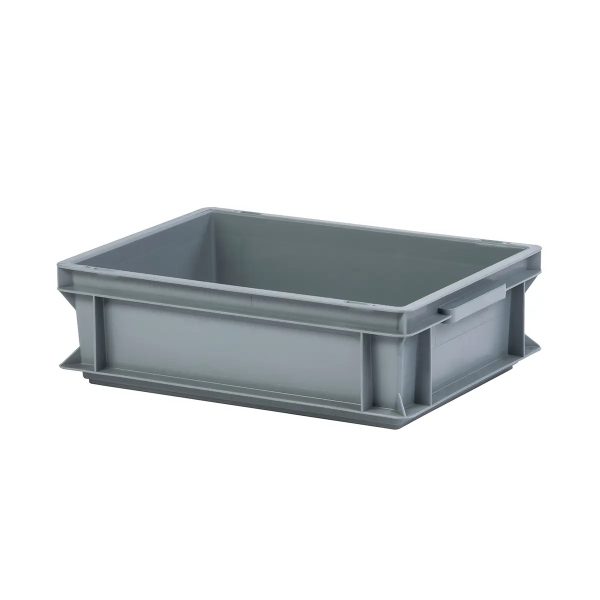CUTIE GRI 400X300X120MM BAZA SI LATURI PLINE+MANERE
