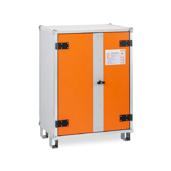 DULAP METALIC ANTIFOC DEPOZITARE & INCARCARE BATERII 80X66X111CM + PICIOARE 1-FA