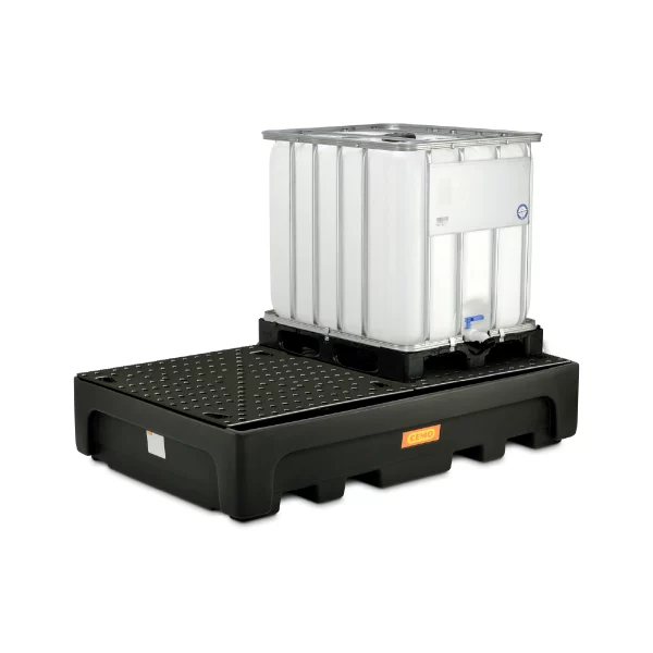 CONTAINER IBC 1100LT/3000 KG PE CU GRATAR PE 223X146X47 CM