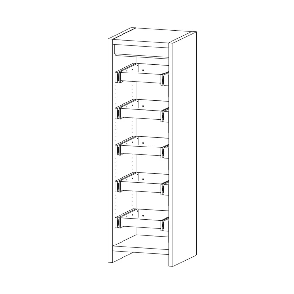 DULAP DEPOZITARE REZISTENT FOC 90 MINUTE. 60X60X196 CM. CU SERTARE