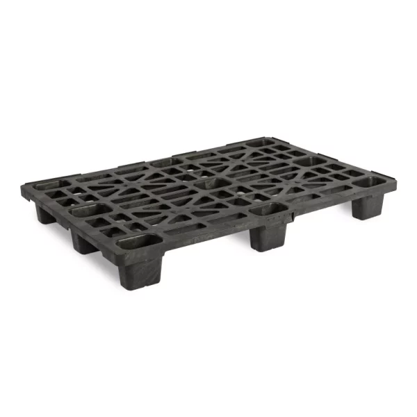 PALET RECIPAL 1200X800 MM DE UNICA FOLOSINTA NEGRU STIVUIBIL