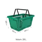 COS CUMPARATURI CU MANER 28 LITRI VERDE GPL - imagine 3