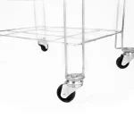 BAZA METALICA CU ROTI PT. STIVUIRE COSURI DE CUMPARATURI - imagine 5