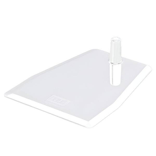 BAZA PLASTIC DELI, ALB 10X8 CM, PENTRU VITRINA DELICATESE