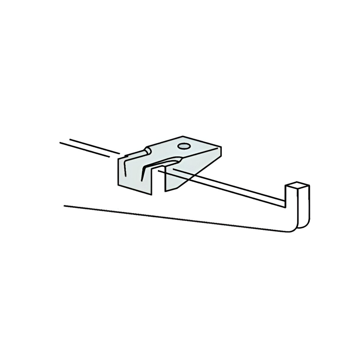 SUPORT FLUTURE SIMPLU, 12 BUCATI, PENTRU POLITE DIN STICLA SAU LEMN - imagine 3
