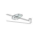 SUPORT FLUTURE SIMPLU, 12 BUCATI, PENTRU POLITE DIN STICLA SAU LEMN - imagine 3