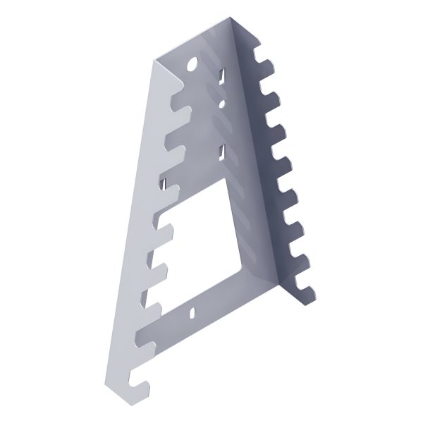 SUPORT ACCESORIU METAL PT. AGATARE 8 CHEI H 195 ALB, MONTARE PE PLACA MULTIGAURA