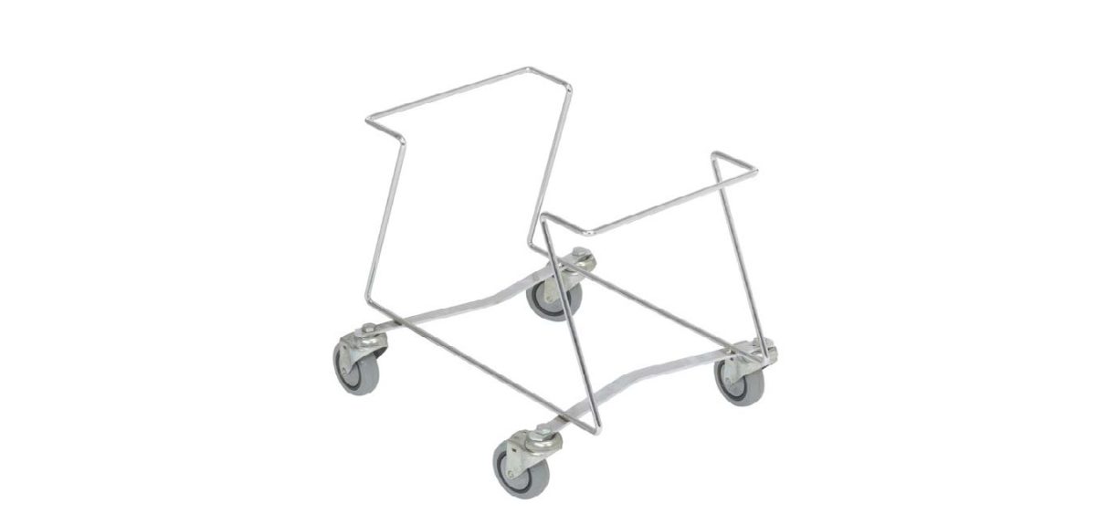 BAZA METALICA CU ROTI PT. STIVUIRE COSURI DE CUMPARATURI - imagine 1