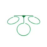 SUPORT GALEATA / GHIVECI 3 INELE PT STAND FLORI, DIAM. 220MM VERDE RAL6029