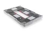 CADRU DE STIVUIRE PT. PALETI PLASTIC, PLIABIL 121X81X30 CM GRI - imagine 2