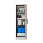 DULAP PRO SECURIZAT HAZMAT DEPOZITARE SUBTANTE PERICULOASE 60X60X195 CM - imagine 2