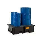 CUVA POLIETILENA 220LT/660KG 120X80X36 CM CU GRATAR GALVANIZAT - imagine 2