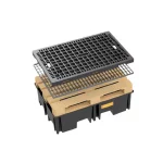 CUVA POLIETILENA 220LT/660KG 120X80X36 CM CU GRATAR GALVANIZAT - imagine 4