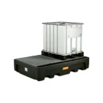 CONTAINER IBC 1100LT/3000 KG PE CU GRATAR PE 223X146X47 CM - imagine 2