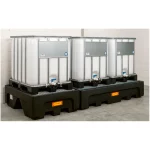 CONTAINER IBC 1100LT/3000 KG PE CU GRATAR PE 223X146X47 CM - imagine 4