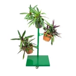 SUPORT GALEATA / GHIVECI PENTRU STAND FLORI, DIAM. 220MM VERDE RAL6029 - imagine 11