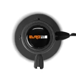 COLOANA CU BANDA DELIMITARE NEGRU H 95CM, BAZA ABS DIAMETRU 36 CM - imagine 4