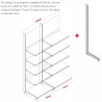 MODUL DE PERETE H211,5 L70 (1 RAFT L50+4 RAFT L40) 7016 - imagine 4