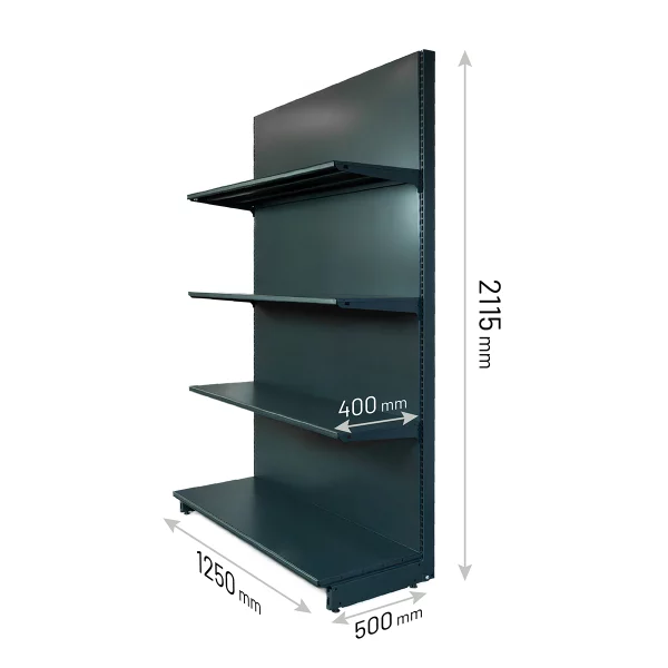MODUL DE PERETE H211,5 L125 (1 RAFT L50+4 RAFT L40) 7016