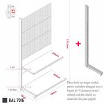 MODUL DE PERETE CU RL H211,5 L100 (1 RAFT L50+1 RAFT L40) 7016 - imagine 8