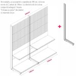 MODUL DE PERETE CU RL H211,5 L100 (1 RAFT L50+1 RAFT L40) 7016 - imagine 9